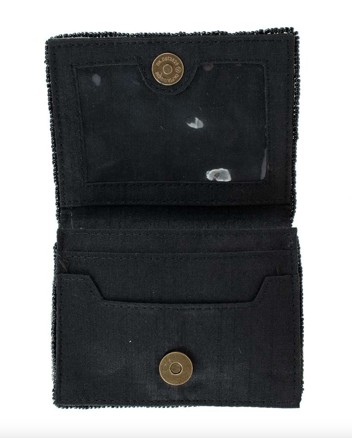 Mary Frances Wing It Beaded Card Holder Wallet