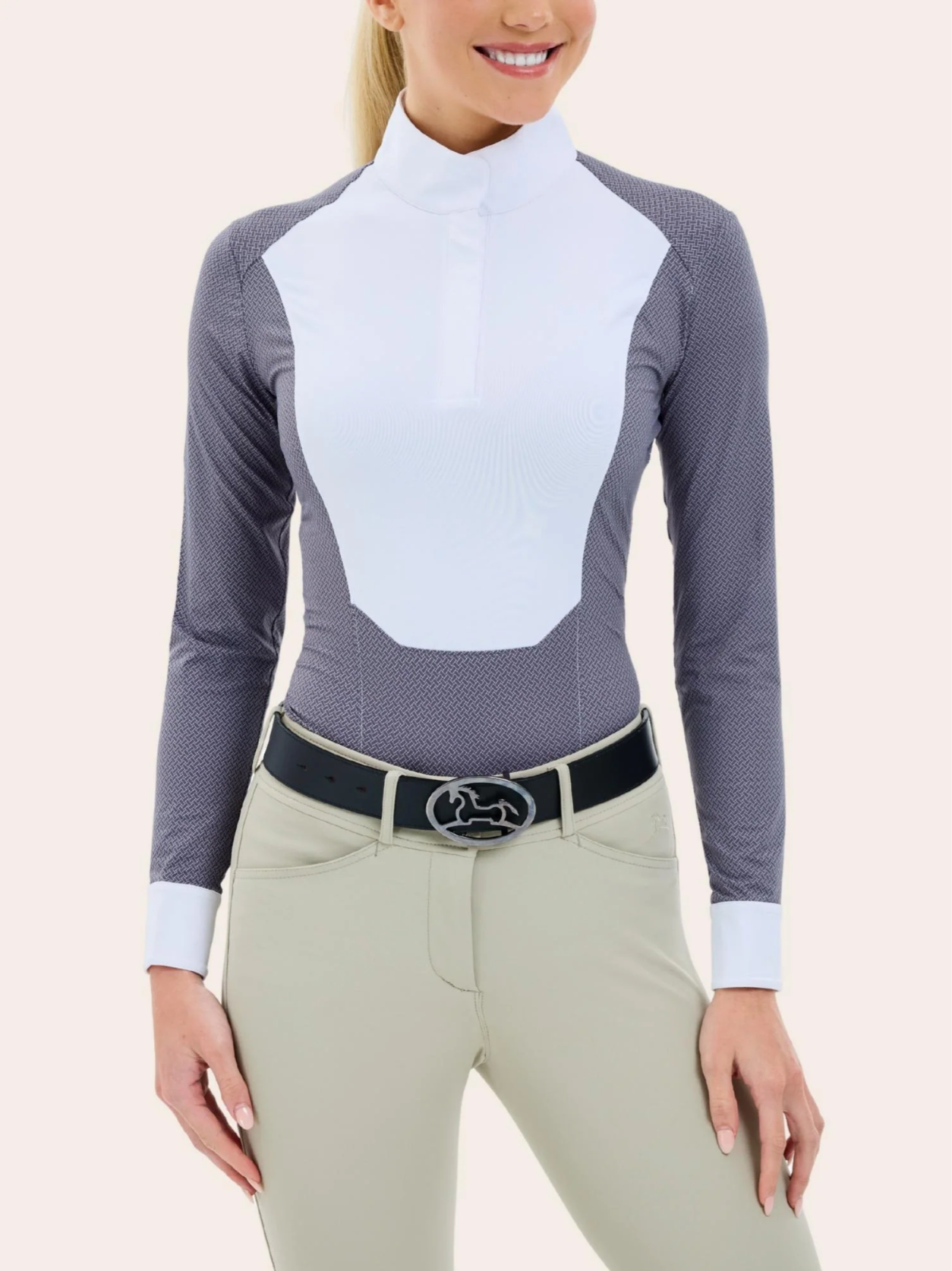 RJ Classics Liv Show Shirt - Grey Weave