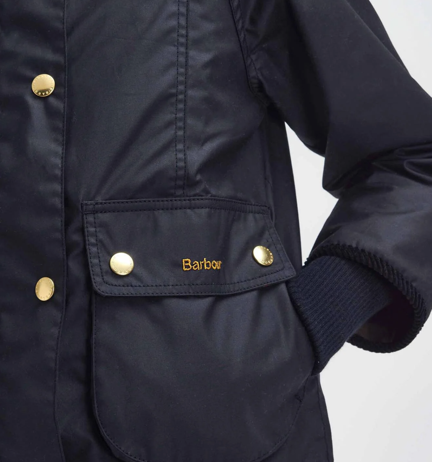 Barbour Cropped Beadnell Wax Jacket