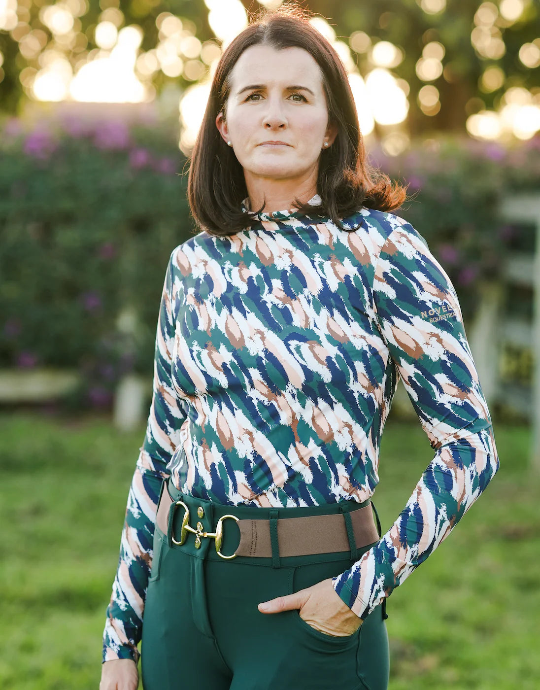 Novella Market Rules Mock-Neck