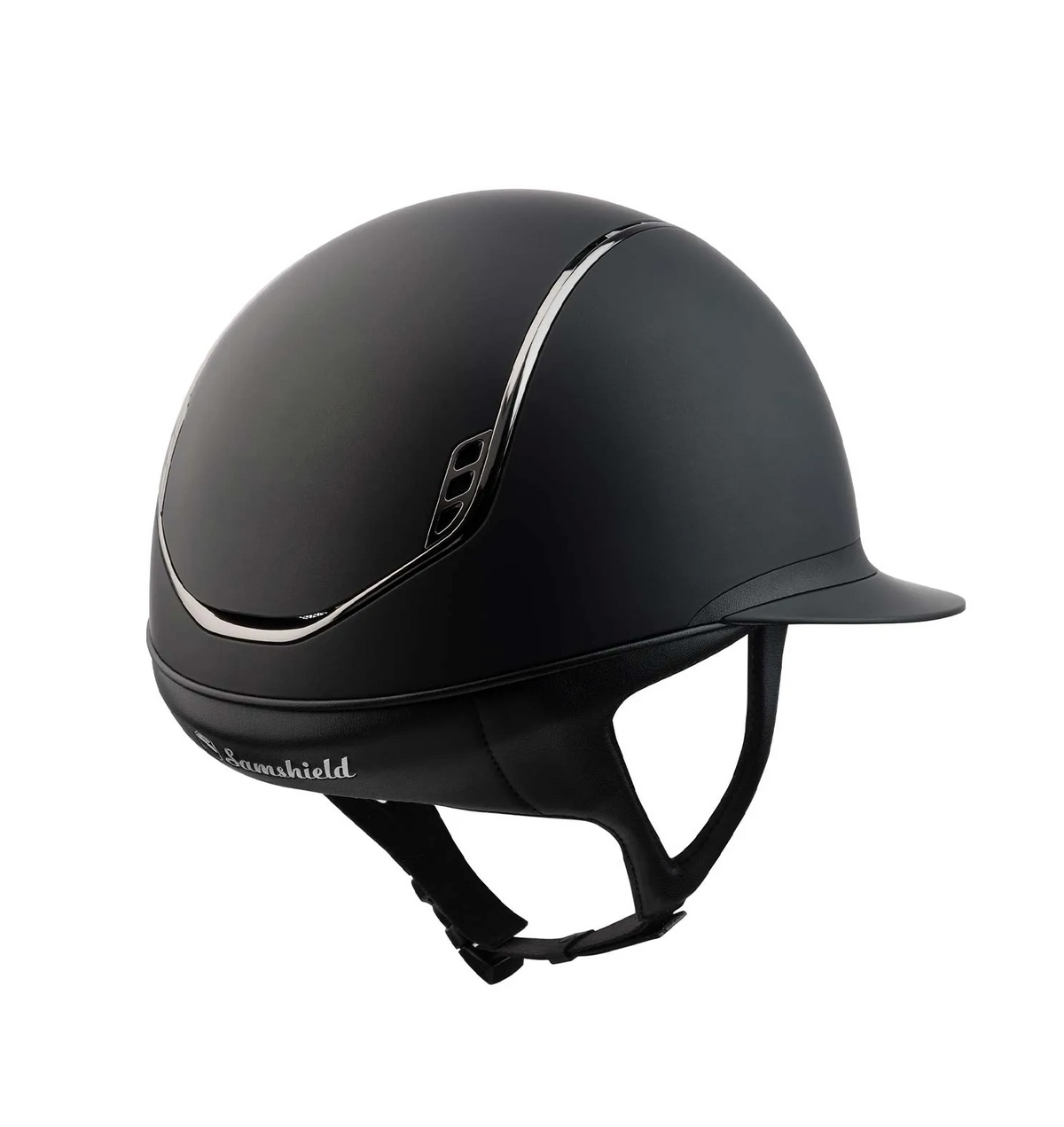 Samshield Miss Shield 2.0 Shadowmatt Riding Helmet w/ Black Chrome Frame