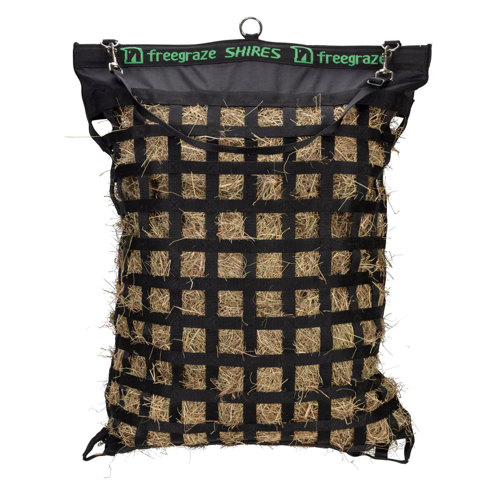 Shires Freegraze Deluxe Web Haybag - Black