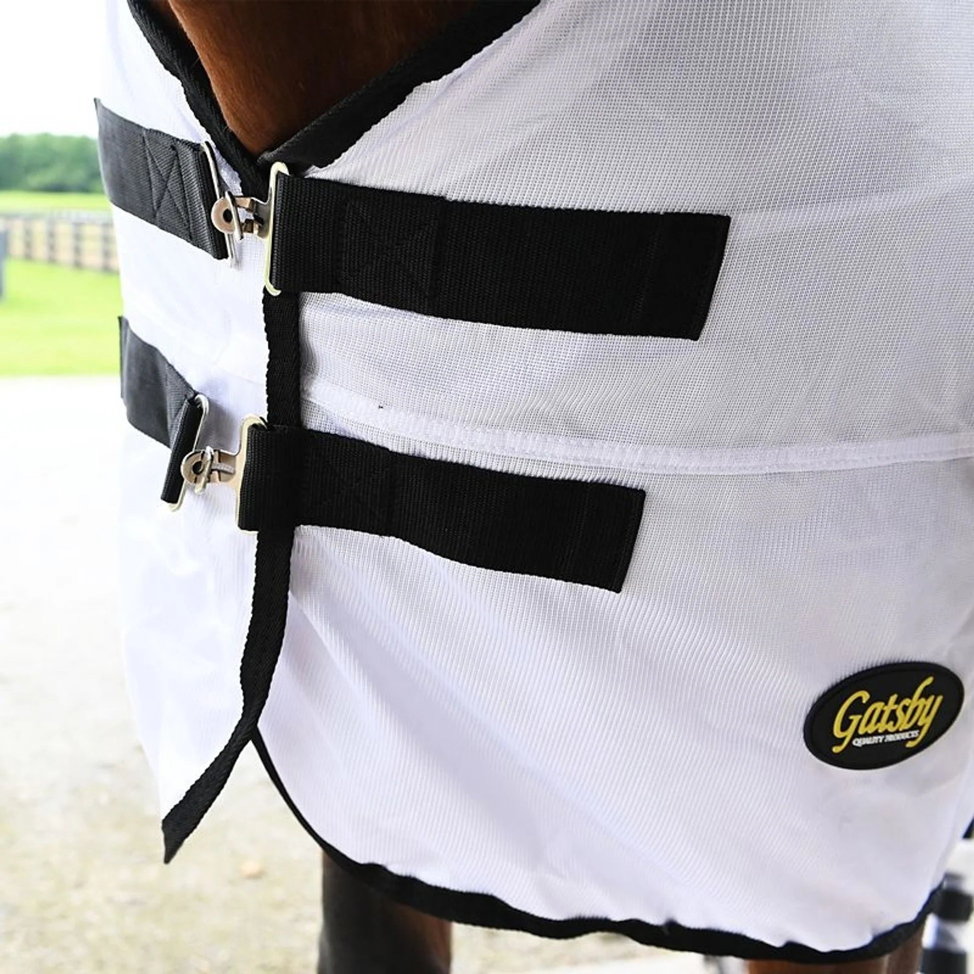 Used  Gatsby Mesh Horse Blanket | White/Black