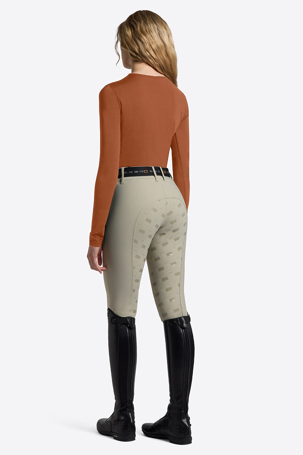 Rider's Gene Women's Tech Long-Sleeve T-Shirt - Raw Sienna