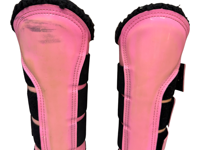 USED DSB (Dressage Sport Boots) - Glossy Hot Pink, Size Large