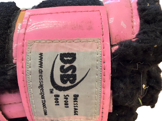 USED DSB (Dressage Sport Boots) - Glossy Hot Pink, Size Large