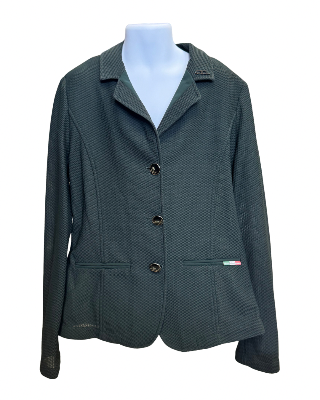 #2239K Alessandro Albanese youth 11-12 green Show Jacket