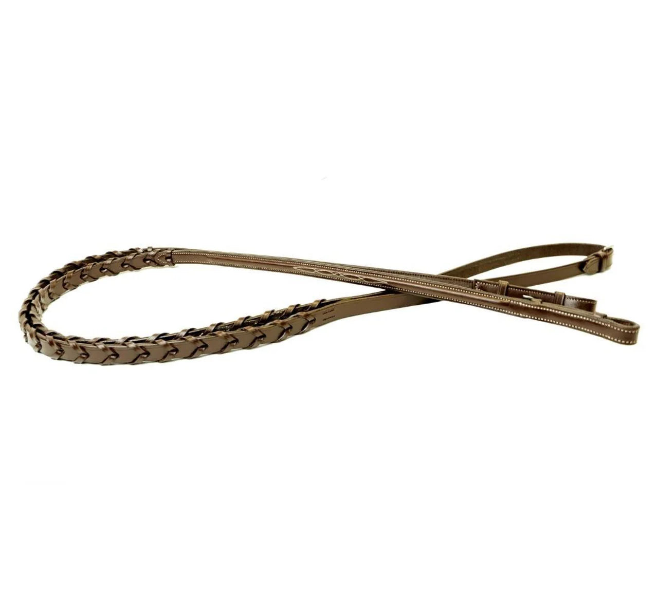 Antares Signature Laced Reins - Brown