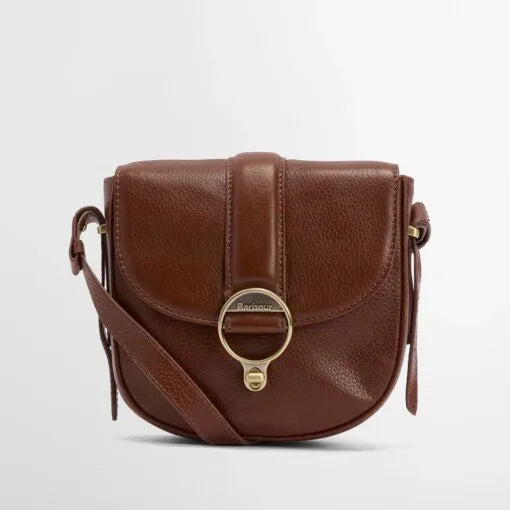 Barbour Elm Leather Crossbody Bag - brown