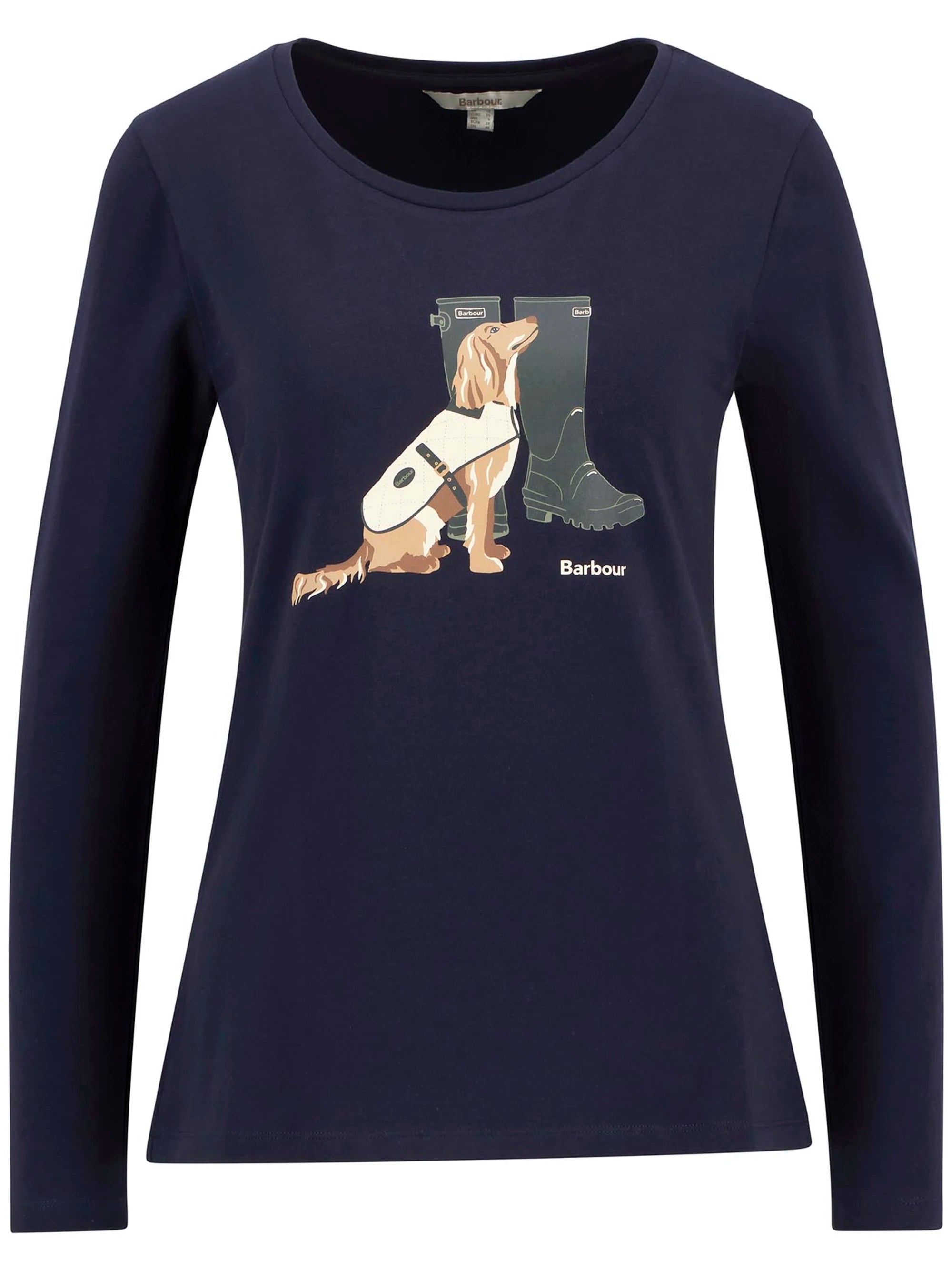 Barbour Hedley Long Sleeve T-Shirt Navy