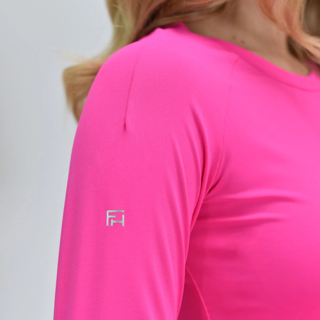 For Horses Mina Schooling Shirt Bright Pink