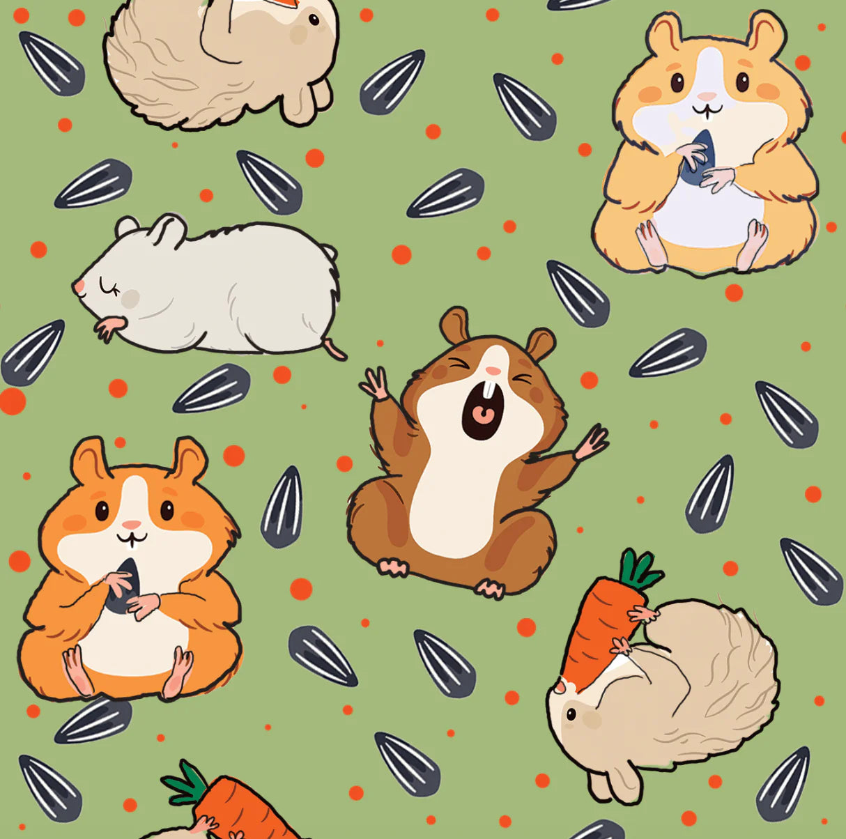 Dreamers & Schemers YOUTH Pair & A Spare Boot Socks - Hamsters