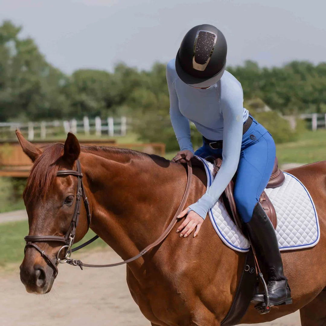 Equinavia Crown MIPS Riding H Black/Black Shimmer