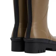Barbour Leighton Wellington Boots Military Brown/Black