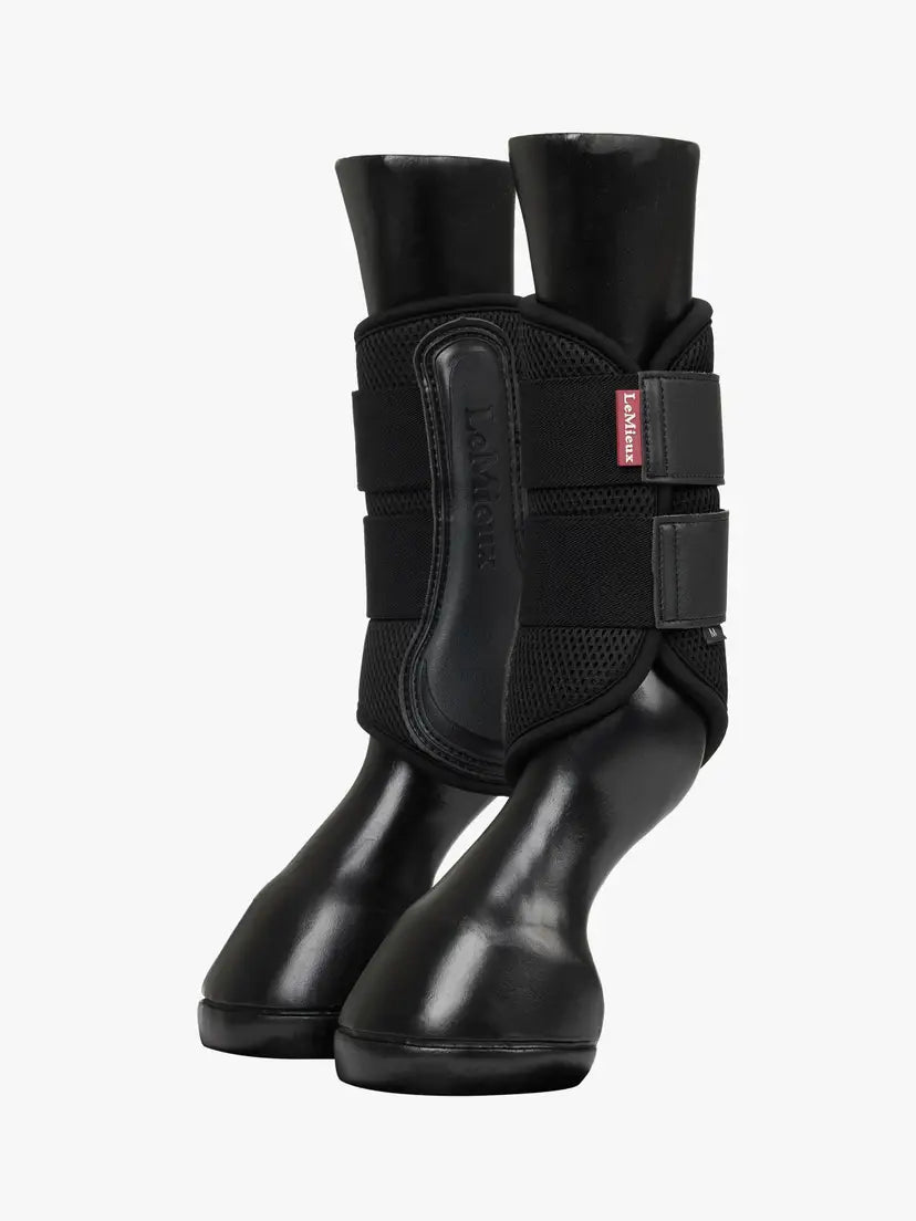 LeMieux Mesh Brushing Boots - Black