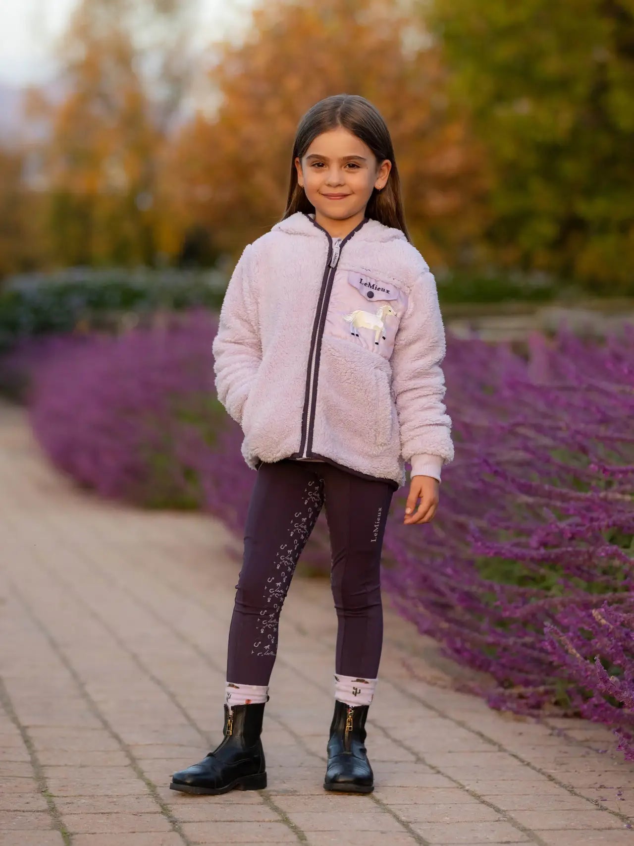LeMieux Mini Teagan Lemon Fleece Lilac