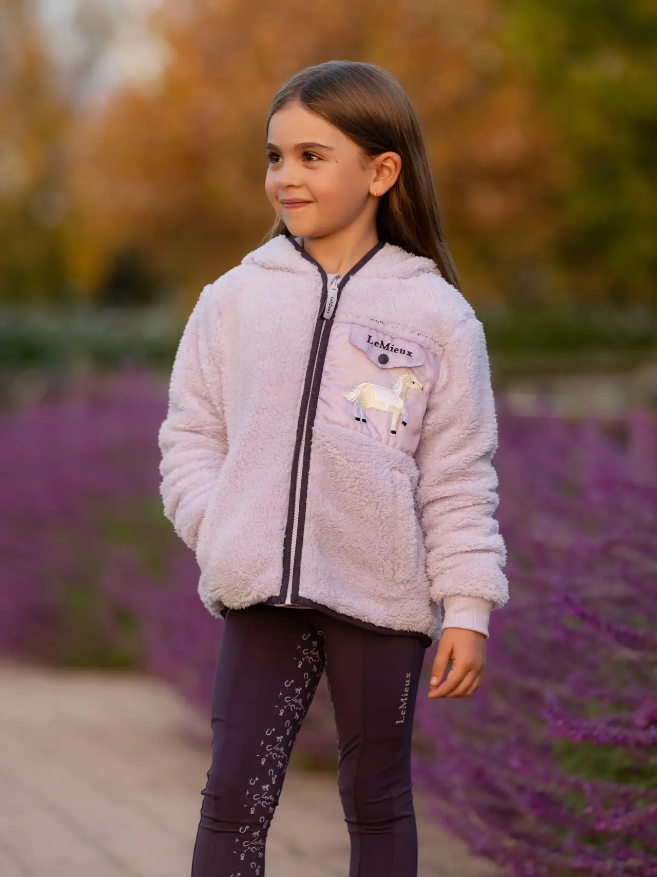 LeMieux Mini Teagan Lemon Fleece Lilac