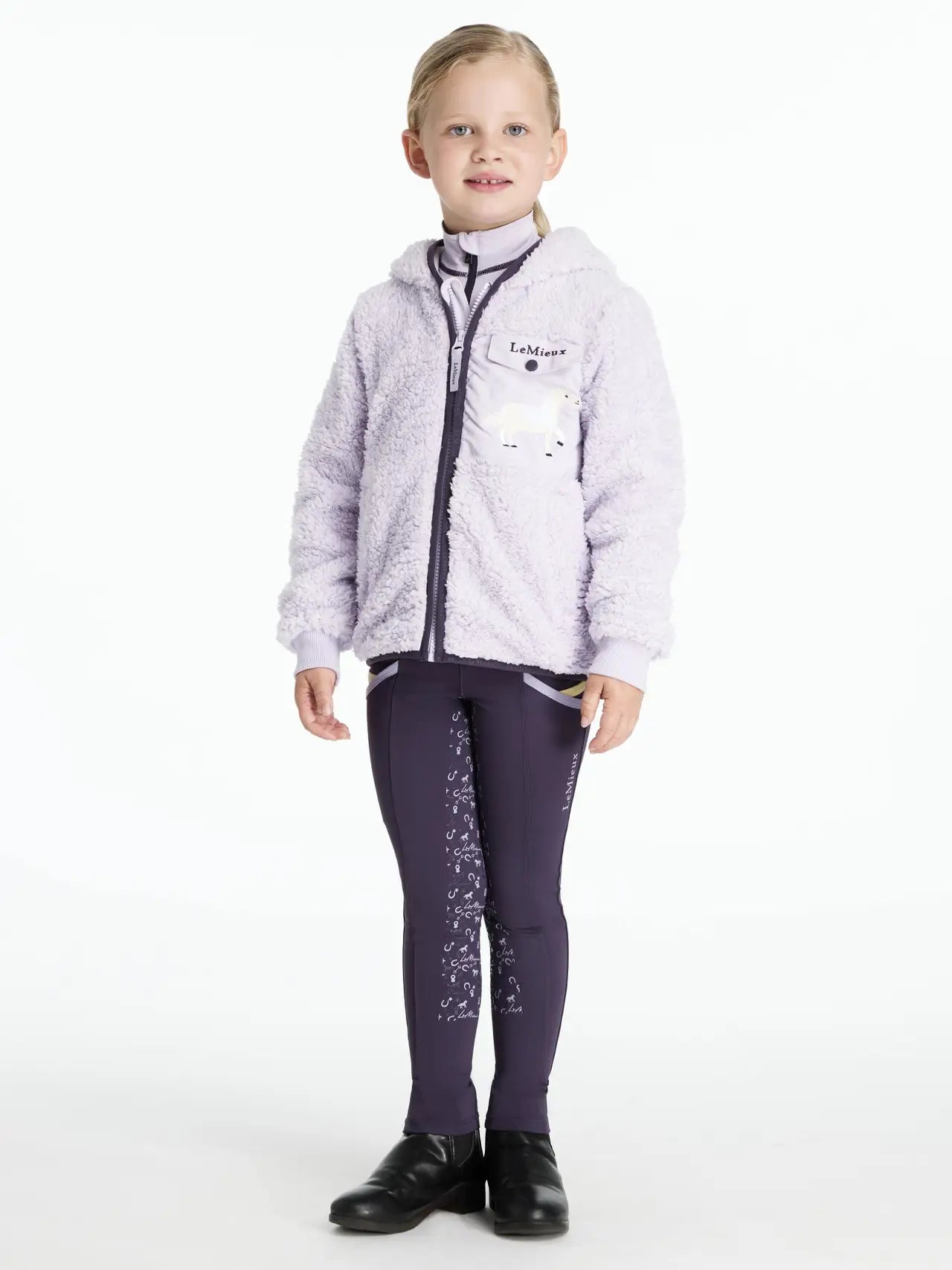 LeMieux Mini Teagan Lemon Fleece Lilac