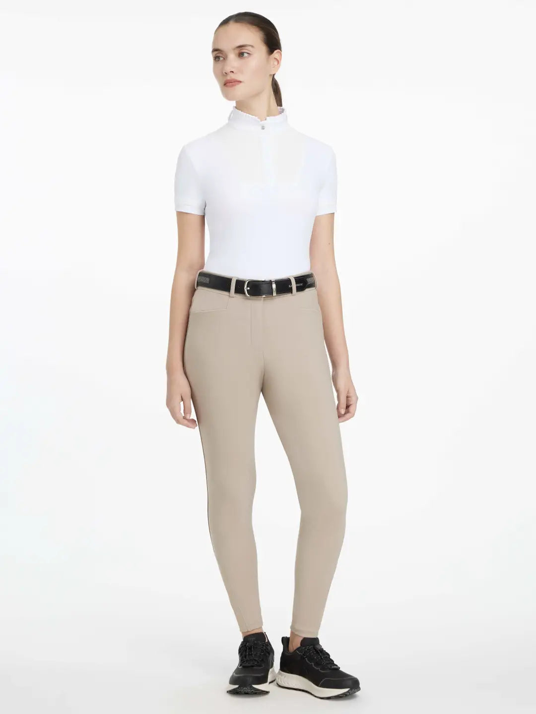 LeMieux Isabelle Knee Grip Breeches - Almond