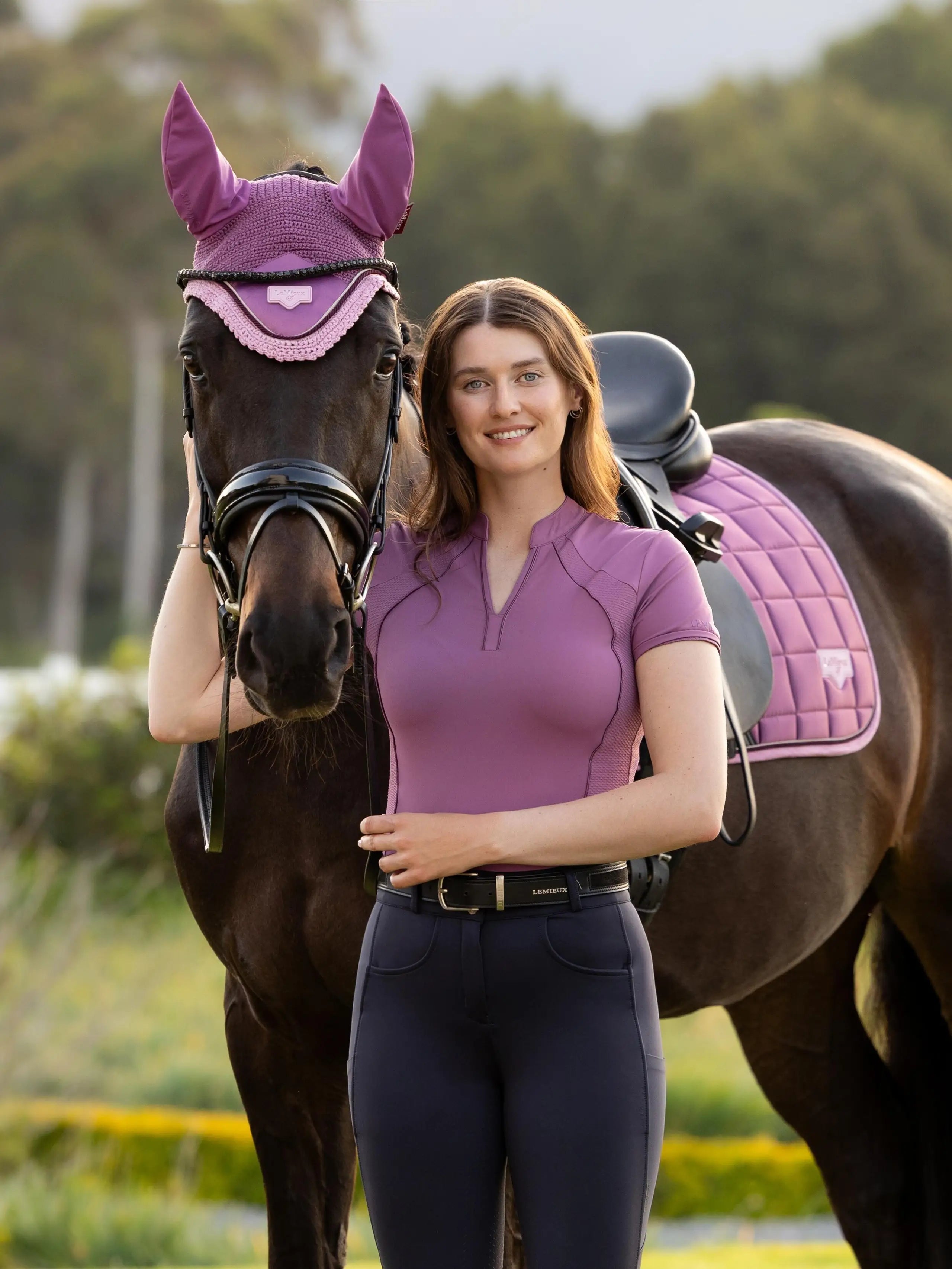 LeMieux Lisa Mesh Base Layer - Mallow