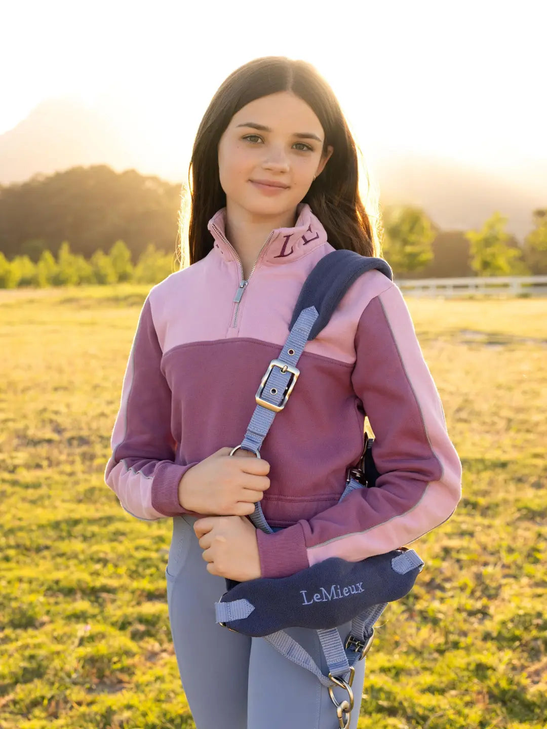 LeMieux Young Rider Cropped Kate Quarter Zip