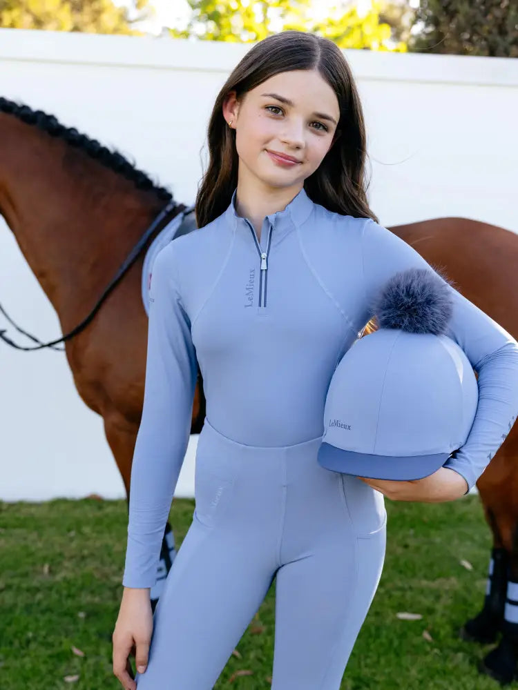LeMieux Young Rider Classic Base Layer - Powder Blue