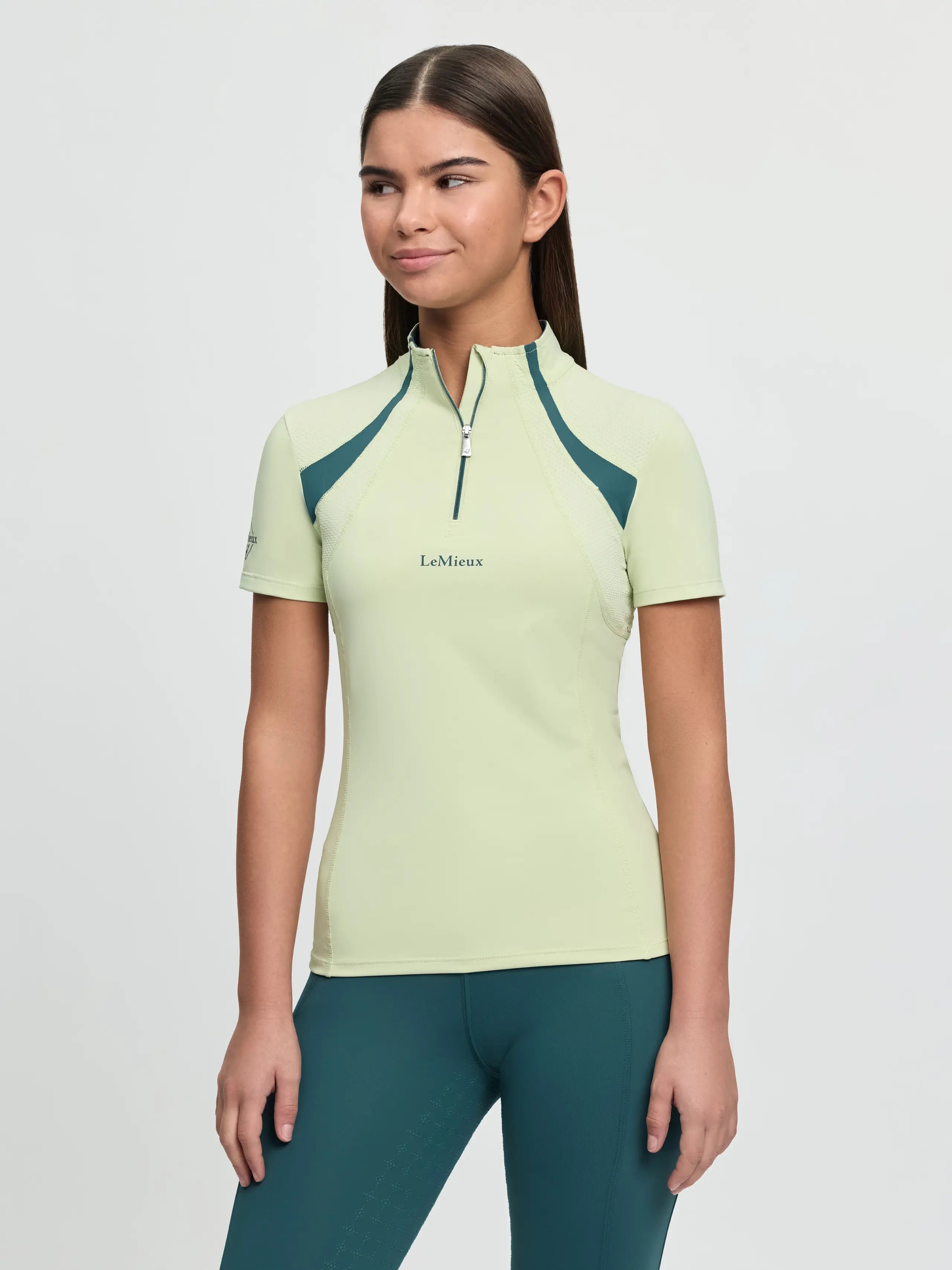 LeMieux Young Rider Mia Mesh Base Layer - Macaron