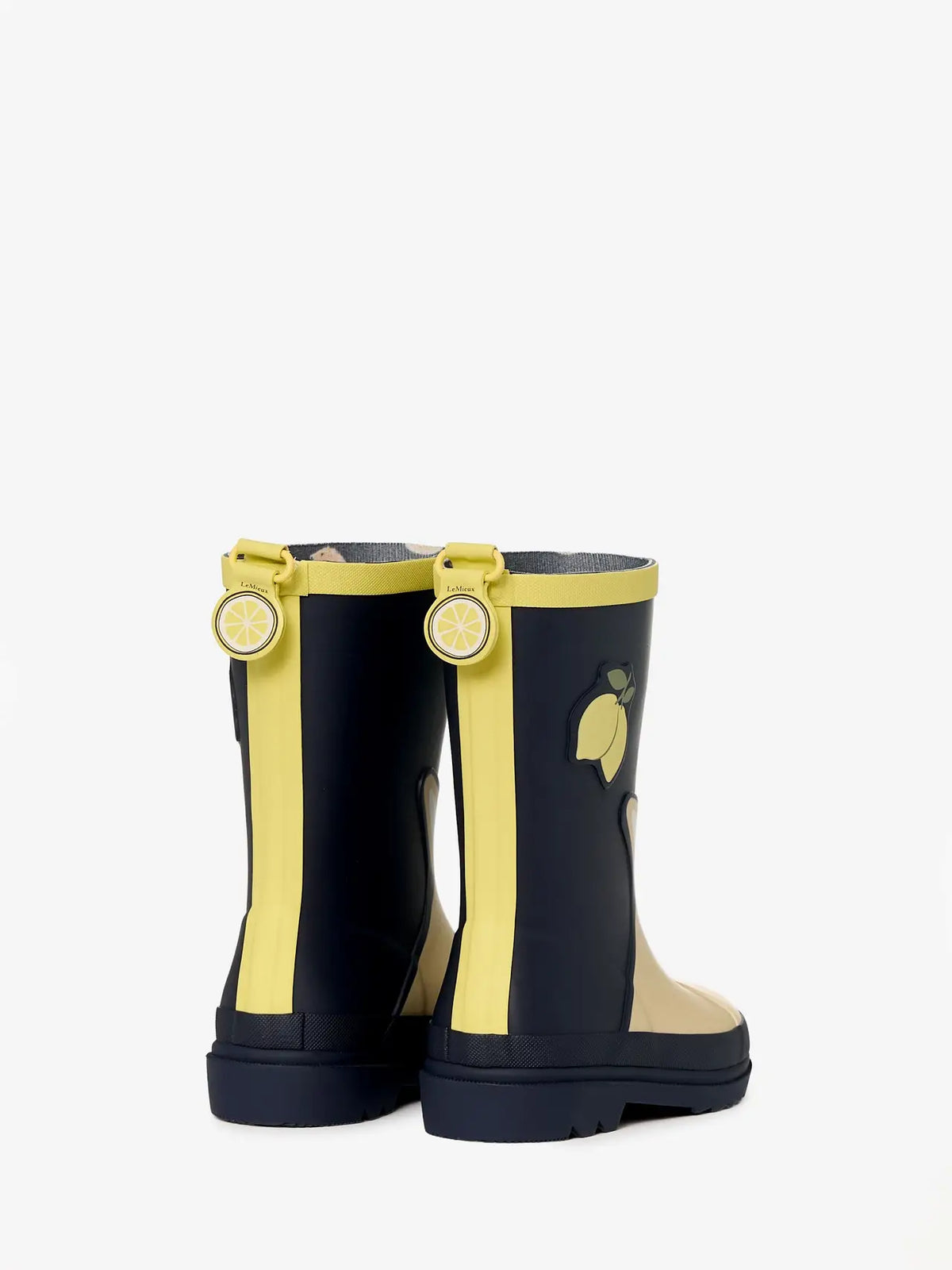 Lemieux Splash Welly Lemon - Navy