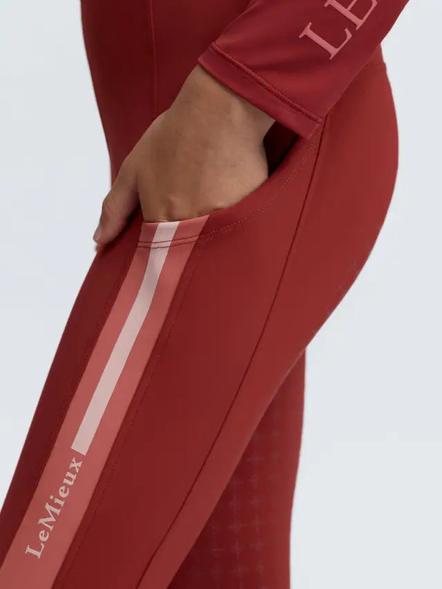 LeMieux Young Rider Orla Pull Ons - Russet