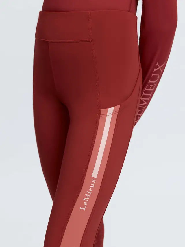 LeMieux Young Rider Orla Pull Ons - Russet