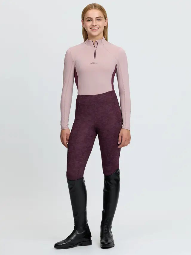 LeMieux Young Rider Classique Base Layer - Wild Rose