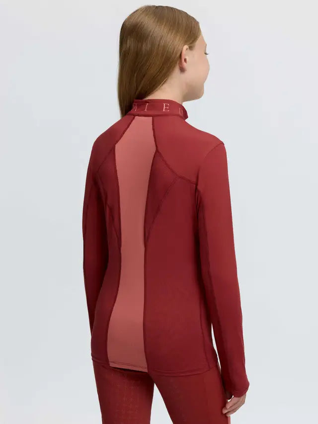 LeMieux Young Rider Mia Mesh Base Layer - Russet