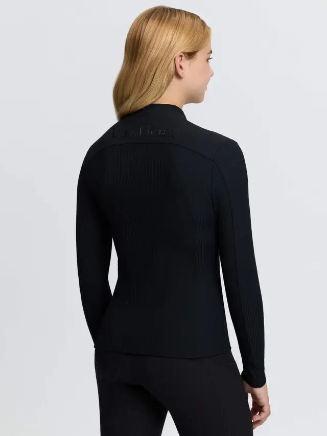 LeMieux Young Rider Raye Ribbed Base Layer - Black
