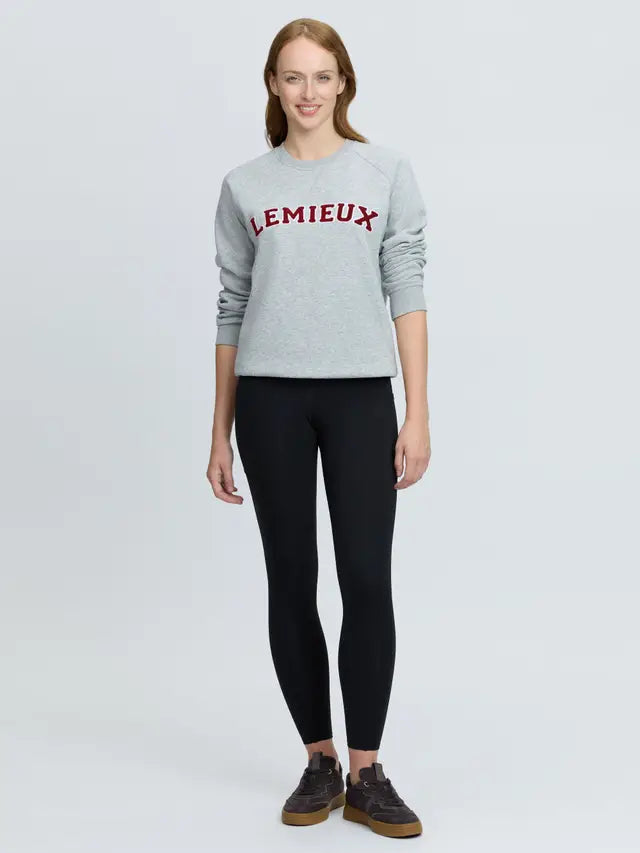 LeMieux Vida Varsity Crew Neck Sweat - Grey Marl