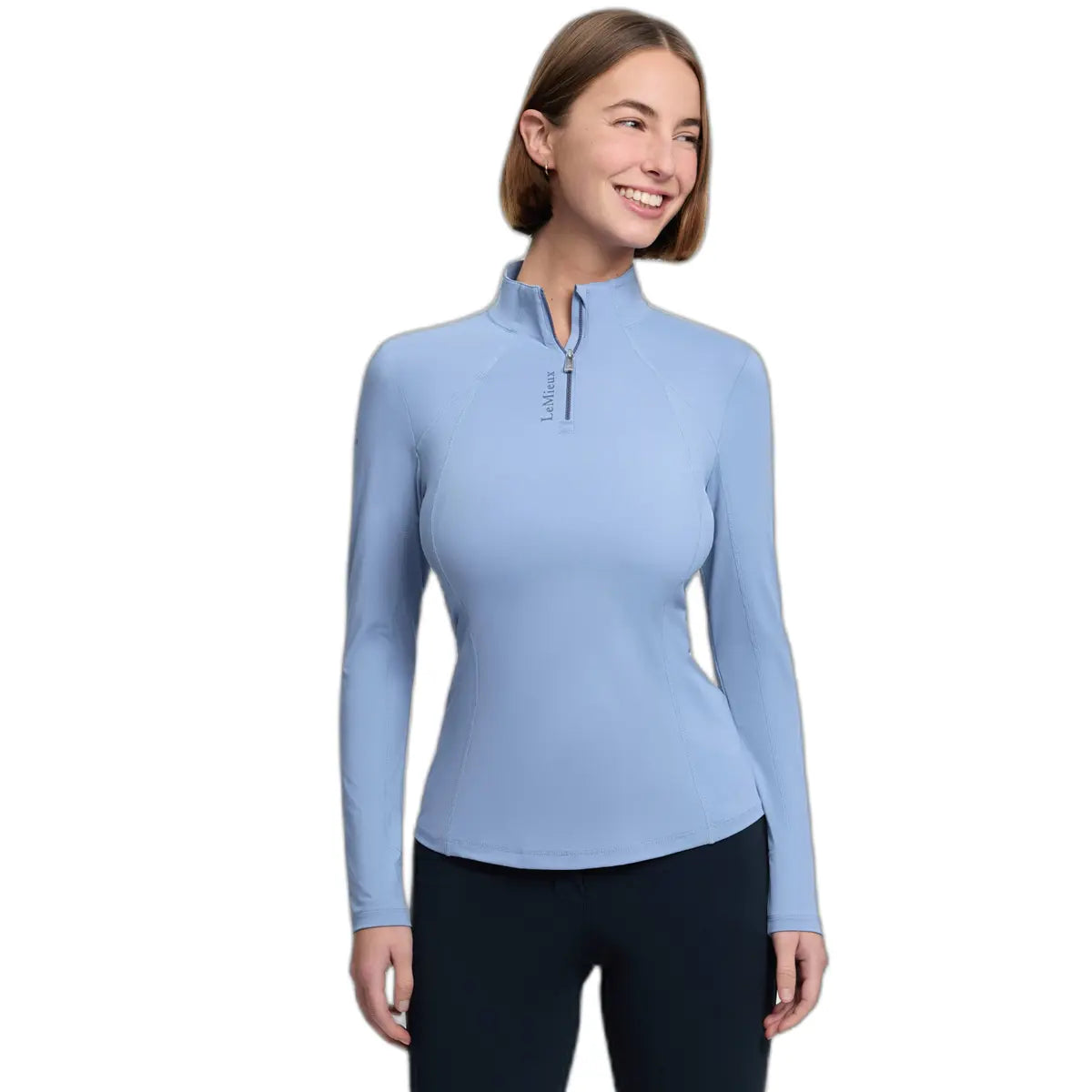 Used Lemieux Teal Long Sleeve Riding Shirt (NEW) - S