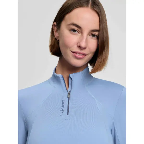 Used Lemieux Teal Long Sleeve Riding Shirt (NEW) - S