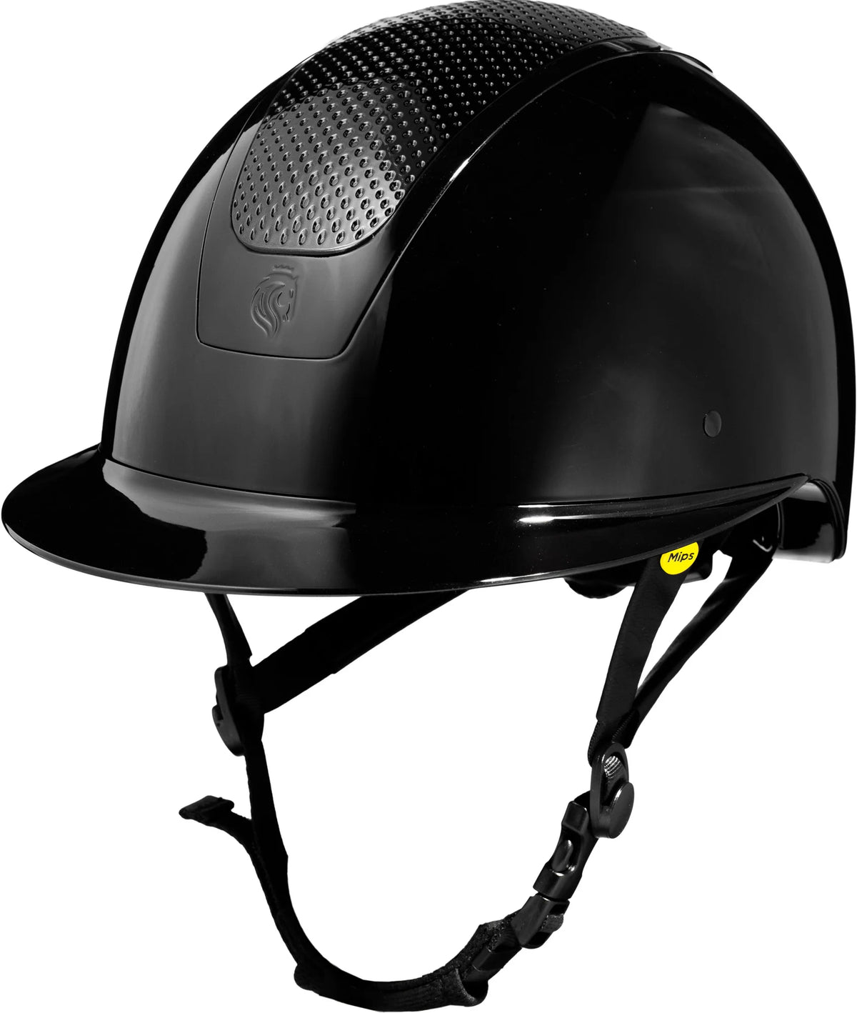 Equinavia Crown MIPS Riding Helmet Black/Black Glossy