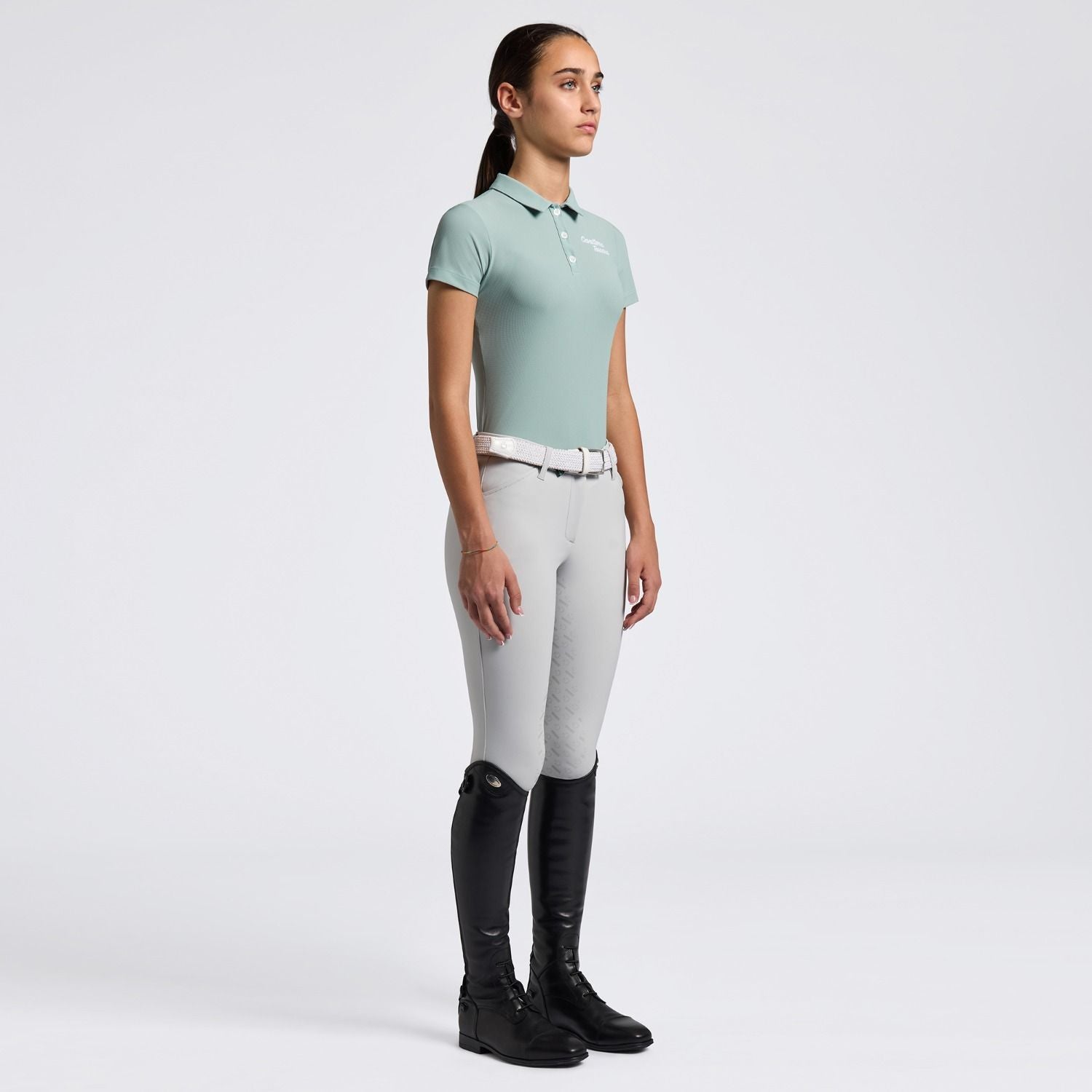 CT Jersey SS Training Polo w Embroidered Script 12