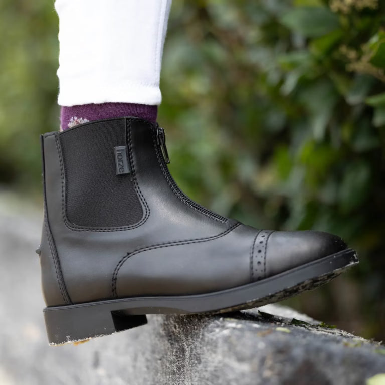 Horze Wexford Kids Front Zip Jodhpur Boots 6