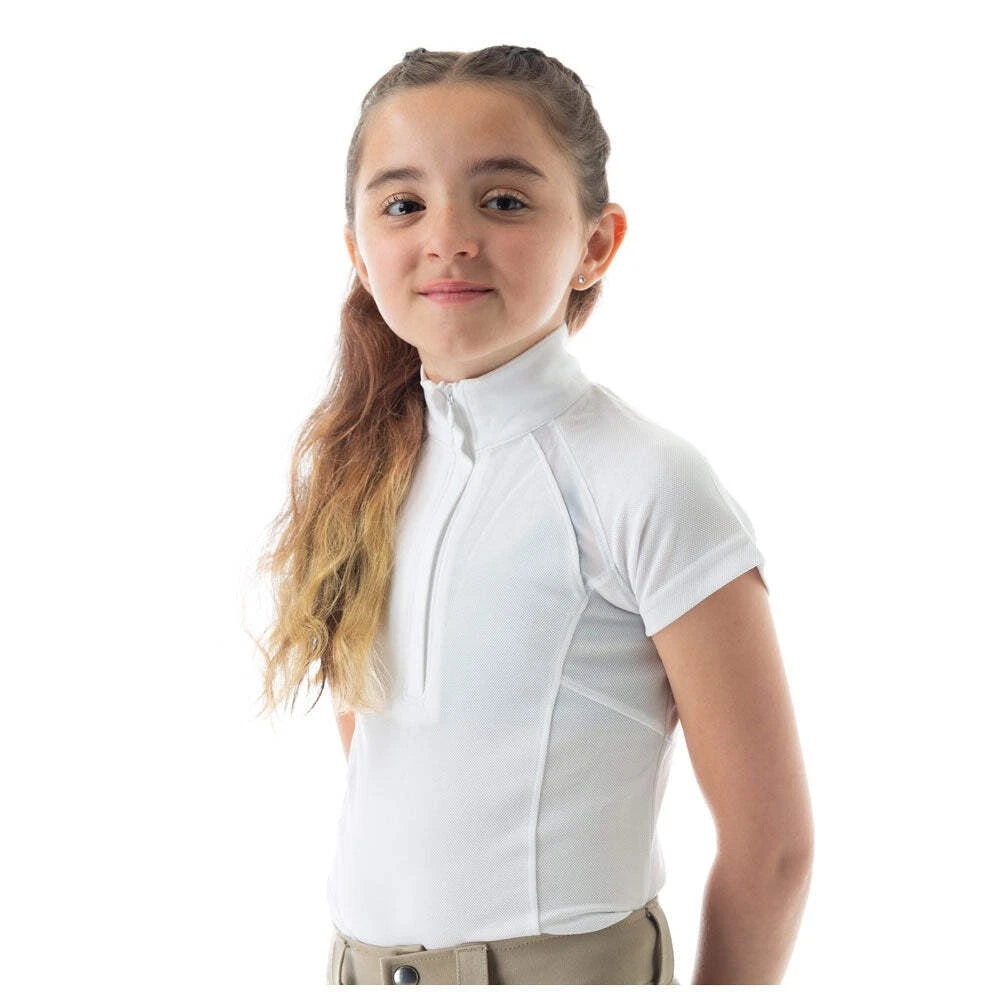 Used Equinavia White Short Sleeve Show Shirt | Kids M