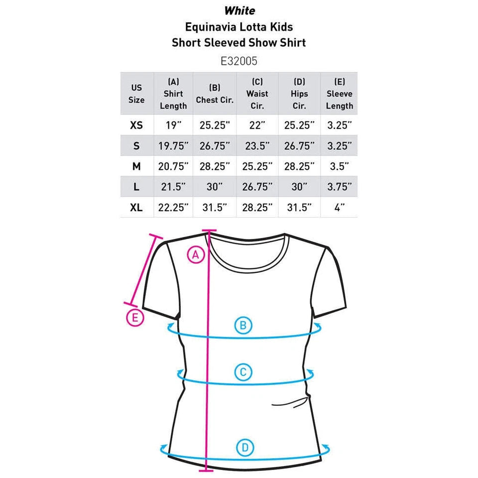 Used Equinavia White Short Sleeve Show Shirt | Kids M