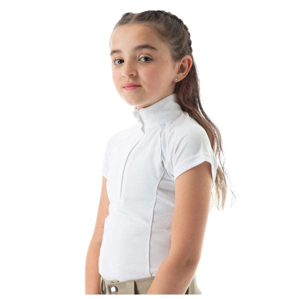 Used Equinavia White Short Sleeve Show Shirt | Kids M