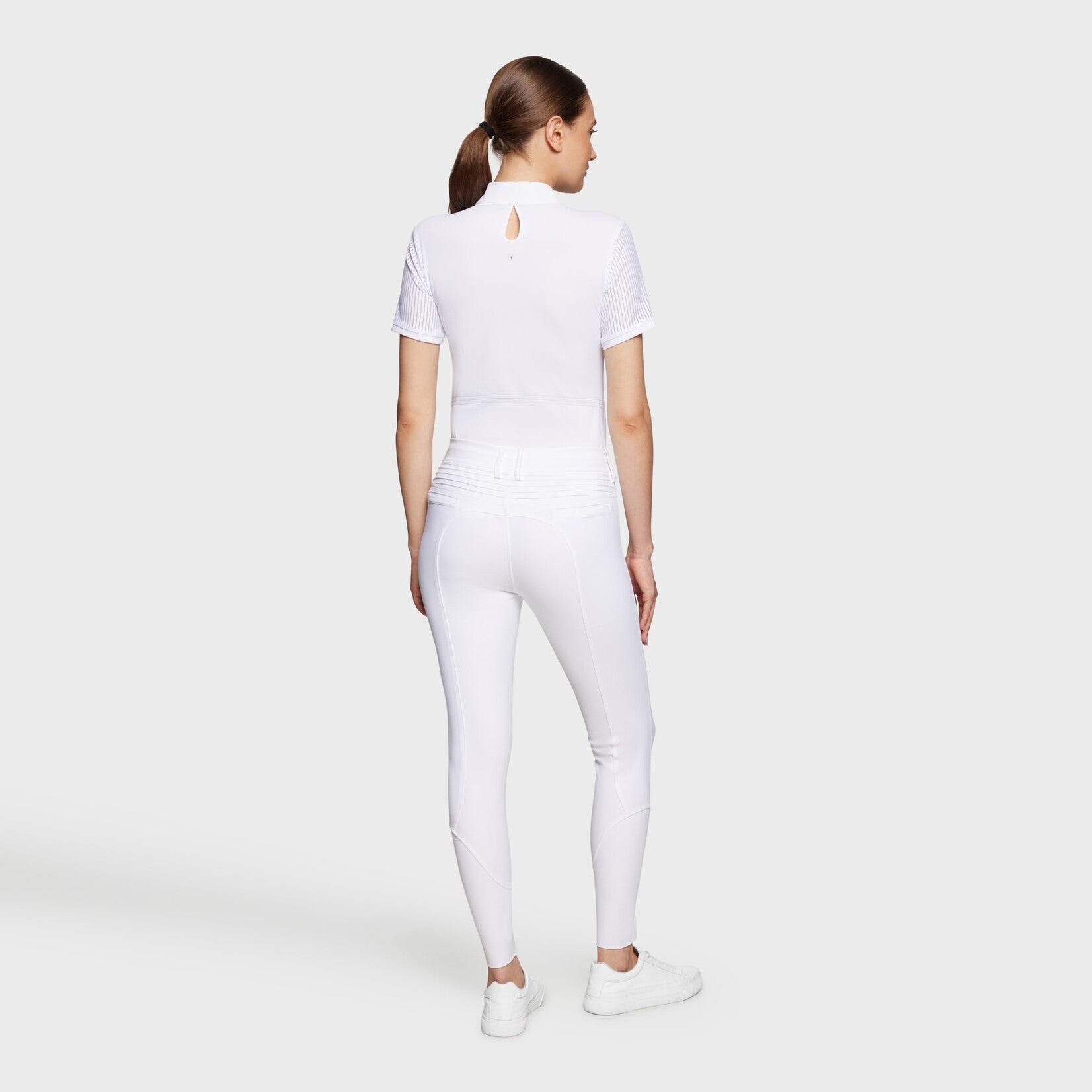 Samshield Clotilde Knee Patch Breeches - White