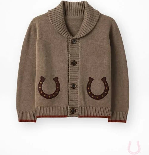 Bridle Up Hope Frontier Horseshoe Cardigan