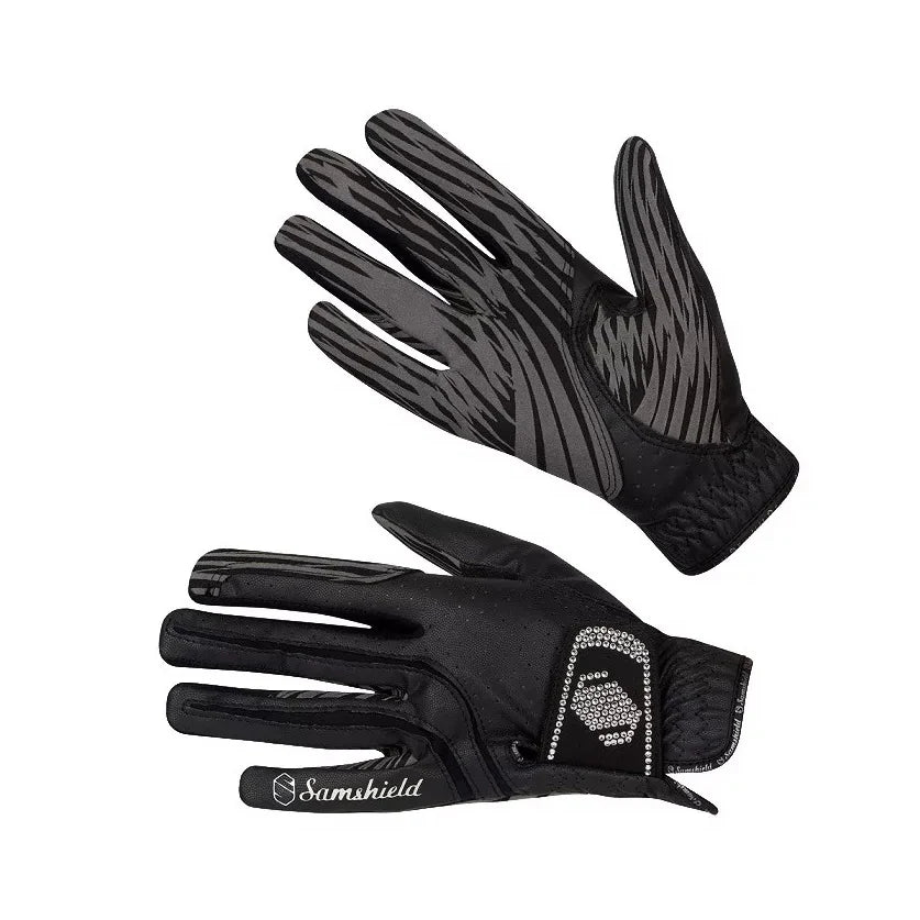 Samshield V-Skin Swarvoski Gloves Black