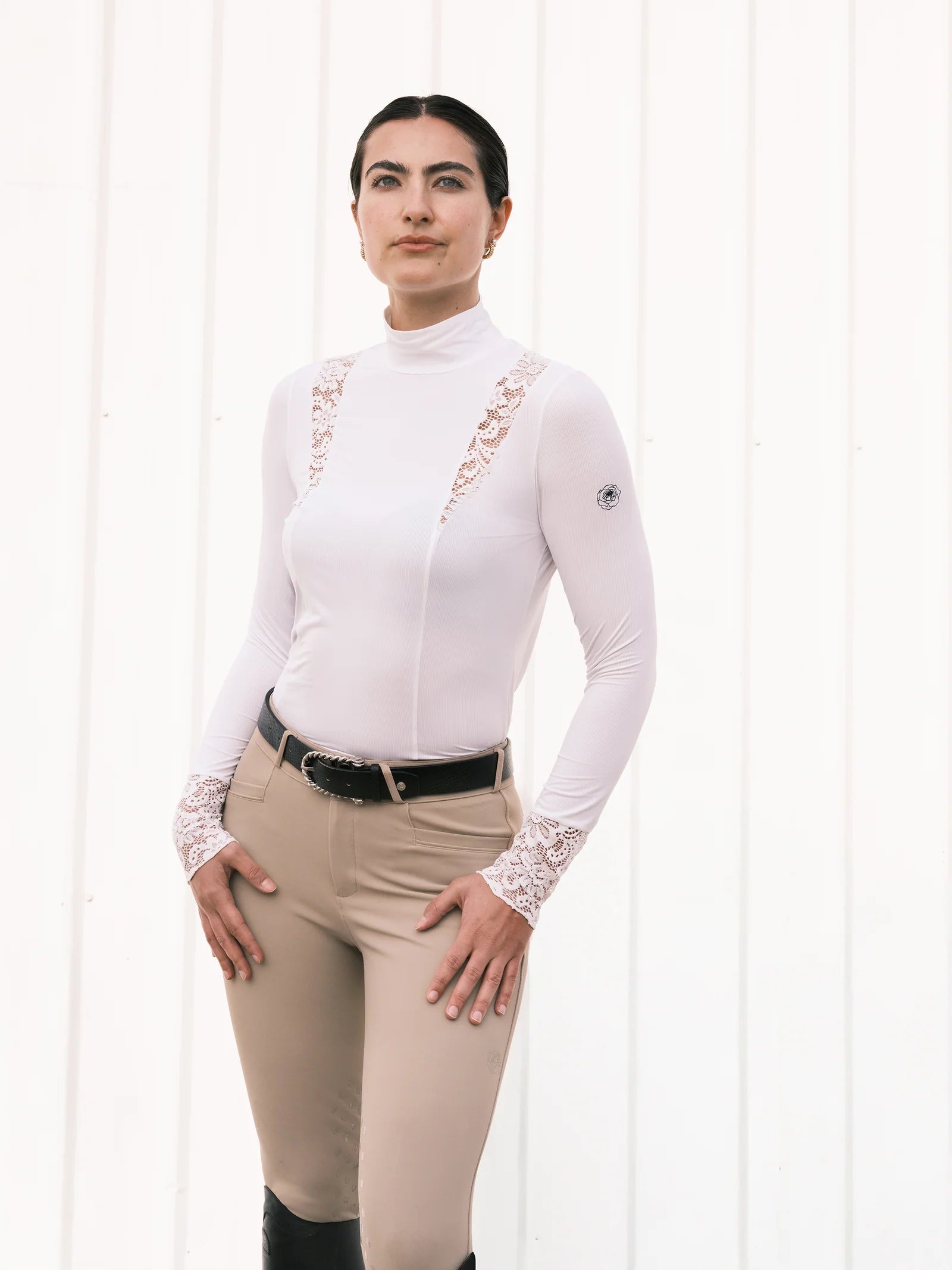 Hannah Childs Farrah Lace Training Top