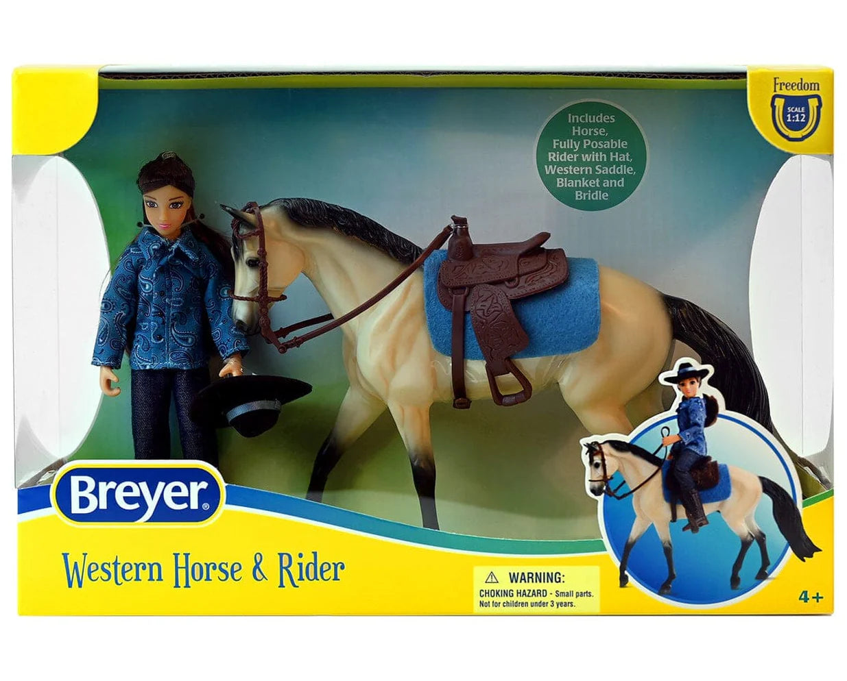 Breyer Mesquite & Macquenzie Bucksin & Western Rider